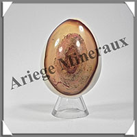 JASPE MULTICOLORE - Oeuf - 69 mm - 230 grammes - R007