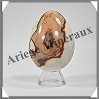 JASPE MULTICOLORE - Oeuf - 69 mm - 230 grammes - R007