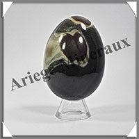 JASPE MULTICOLORE - Oeuf - 77 mm - 323 grammes - R008