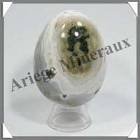 JASPE ORBICULAIRE - Oeuf - 70 mm - 250 grammes - R001