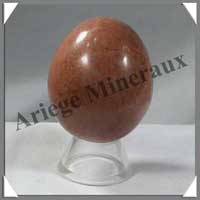 JASPE ROUGE - Oeuf - 52 mm - 141 grammes - A002