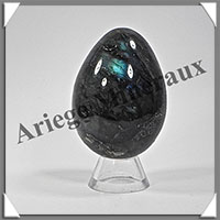 LABRADORITE - Oeuf - 69x49 mm - 245 grammes - R004