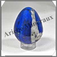 LAPIS LAZULI - Oeuf - 35 mm - 49 grammes - P001
