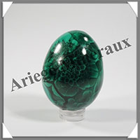 MALACHITE - Oeuf - 50x35 mm - 128 grammes - B003