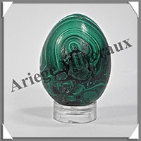 MALACHITE - Oeuf - 34 mm - 46 grammes - P014