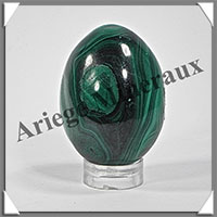 MALACHITE - Oeuf - 38 mm - 61 grammes - P015