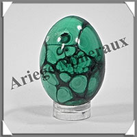 MALACHITE - Oeuf - 38 mm - 60 grammes - P016