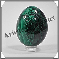 MALACHITE - Oeuf - 52 mm - 163 grammes - P018