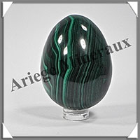 MALACHITE - Oeuf - 58 mm - 233 grammes - P019