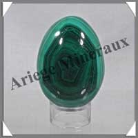 MALACHITE - Oeuf - 60 mm - 180 grammes - P020