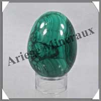 MALACHITE - Oeuf - 55 mm - 160 grammes - P021