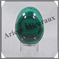 MALACHITE - Oeuf - 55 mm - 160 grammes - P021