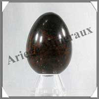 OBSIDIENNE MOHAGANY - Oeuf - 55 mm - 90 grammes - M002