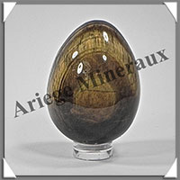 OEIL DE TIGRE - Oeuf - 50 mm - 99 grammes - C002