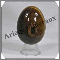 OEIL DE TIGRE - Oeuf - 60 mm - 175 grammes - C030