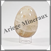 QUARTZ HEMATODE - Oeuf - 61x45 mm - 180 grammes - Y008