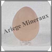 QUARTZ ROSE Intense - Oeuf - 45 mm - 93 grammes - R009