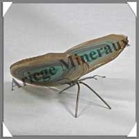 AGATE VERTE - Papillon (Taille 2) - 95x45 mm - 61 grammes - M010
