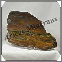 OEIL de FER - PLAQUE Polie - 155x90x10 mmm - 290 grammes - C001