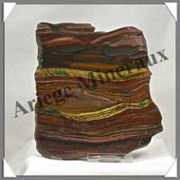 OEIL de FER - PLAQUE Polie - 115x110x10 mmm - 360 grammes - C003