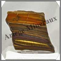 OEIL de FER - PLAQUE Polie - 150x110x15 mmm - 370 grammes - C004