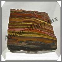 OEIL de FER - PLAQUE Polie - 125x105x10 mmm - 370 grammes - C005