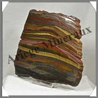 OEIL de FER - PLAQUE Polie - 125x105x10 mmm - 370 grammes - C005