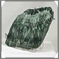SERAPHINITE - PLAQUE Polie - 110x75x10 mmm - 100 grammes - C002