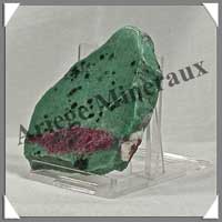 ZOZITE RUBIS - PLAQUE Polie - 70x45x10 mmm - 60 grammes - C001