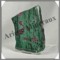 ZOZITE RUBIS - PLAQUE Polie - 80x50x10 mmm - 105 grammes - C003