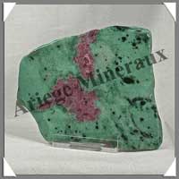 ZOZITE RUBIS - PLAQUE Polie - 100x90x10 mmm - 145 grammes - C007