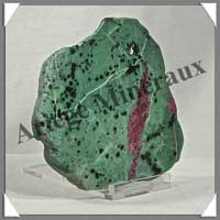 ZOZITE RUBIS - PLAQUE Polie - 90x85x10 mmm - 160 grammes - C009