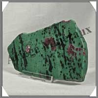 ZOZITE RUBIS - PLAQUE Polie - 100x65x10 mmm - 155 grammes - C010