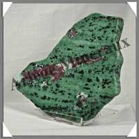 ZOZITE RUBIS - PLAQUE Polie - 110x75x10 mmm - 210 grammes - C013