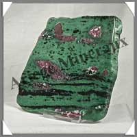 ZOZITE RUBIS - PLAQUE Polie - 110x100x10 mmm - 280 grammes - C016