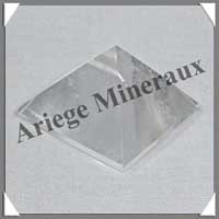 CRISTAL de ROCHE - PYRAMIDE - 35x35x25 mm - 30 grammes - C001