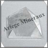 CRISTAL de ROCHE - PYRAMIDE - 33x33x29 mm - 30 grammes - C002