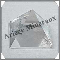 CRISTAL de ROCHE - PYRAMIDE - 33x33x28 mm - 30 grammes - C003
