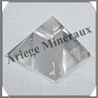 CRISTAL de ROCHE - PYRAMIDE - 33x33x28 mm - 30 grammes - C003