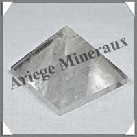 CRISTAL de ROCHE - PYRAMIDE - 41x41x30 mm - 54 grammes - C013