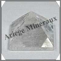 CRISTAL de ROCHE - PYRAMIDE - 41x41x30 mm - 54 grammes - C013