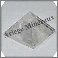 CRISTAL de ROCHE - PYRAMIDE - 41x41x30 mm - 54 grammes - C013