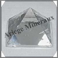 CRISTAL de ROCHE - PYRAMIDE - 40x40x30 mm - 53 grammes - C014