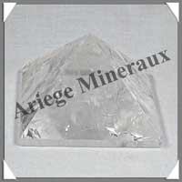 CRISTAL de ROCHE - PYRAMIDE - 65x65x50 mm - 200 grammes - C017