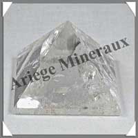 CRISTAL de ROCHE - PYRAMIDE - 63x63x55 mm - 220 grammes - C018