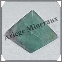 FLUORITE Verte - PYRAMIDE - 31x31x27 mm - 34 grammes - C005
