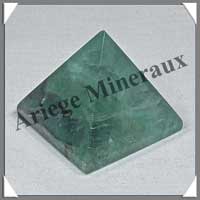 FLUORITE Verte - PYRAMIDE - 40x40x36 mm - 76 grammes - C008