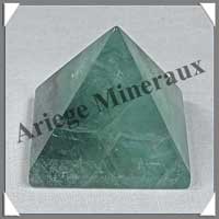 FLUORITE Verte - PYRAMIDE - 40x40x36 mm - 76 grammes - C008