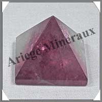 FLUORITE Violette - PYRAMIDE - 30x30x25 mm - 31 grammes - C013