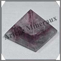 FLUORITE Arc en Ciel - PYRAMIDE - 38x38x30 mm - 60 grammes - C017